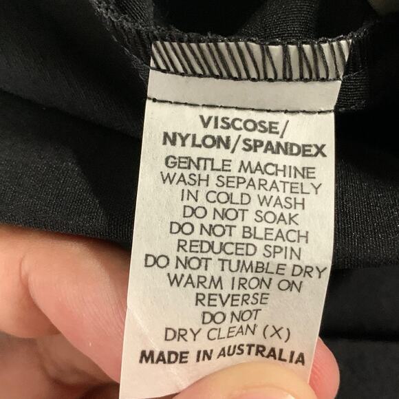 Soon Maternity 10 NEW Womens Flora Regular Straight Pants Black Pregnancy - Picture 9 of 11